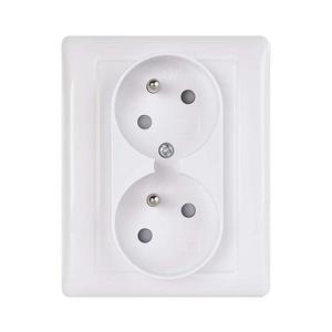 Dvojitá zásuvka domová FRENCH 250V/16A A6001.1 vyobraziť