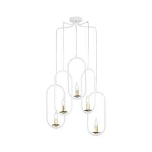 Jupiter 1815 - PI5 E14 - Luster na lanku PONTI 5xE14/40W/230V biela 1815 vyobraziť