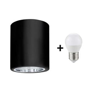 LED Stropné svietidlo JUPITER 1xE27/6W/230V 120x98 mm čierna SA1042+KB0018 vyobraziť
