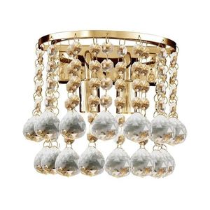 Searchlight 2402-2GO - Krištáľové nástenné svietidlo HANNA 2xG9/33W/230V 2402-2GO vyobraziť