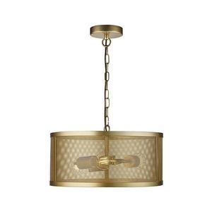 Searchlight 12483-3GO - Luster na reťazi FISHNET 3xE27/60W/230V zlatá 12483-3GO vyobraziť