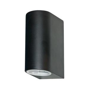 Searchlight 8008-2BK-LED - Vonkajšie nástenné svietidlo LEDO 2xGU10/6W/230V IP44 8008-2BK-LED vyobraziť