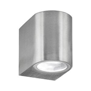 Searchlight - LED Vonkajšie nástenné svietidlo LEDO 1xGU10/3W/230V IP44 strieborná 8008-1SS-LED vyobraziť