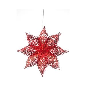 Markslöjd 702561 - Vianočná dekorácia HALL 1xE14/25W/230V červená 70 cm 702561 vyobraziť