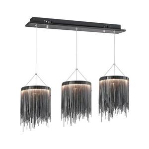 LED Luster na lanku CASCATA BLACK 3xLED/54W/230V ML3796 vyobraziť