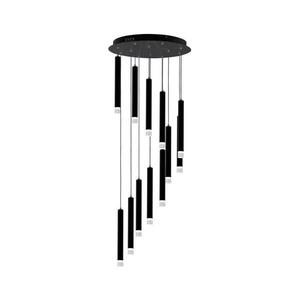 LED Luster na lanku CARBON 12xLED/12W/230V ML6161 vyobraziť