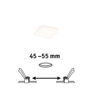 Paulmann 92393 - LED/4, 5W IP44 Kúpeľňové podhľadové svietidlo VARIFIT 230V 92393 vyobraziť