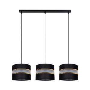 Luster na lanku CORAL 3xE27/60W/230V čierna 0444 vyobraziť