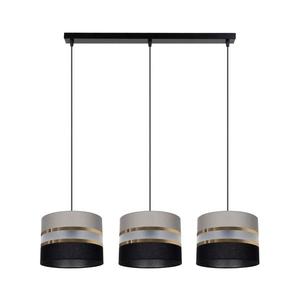 Luster na lanku CORAL 3xE27/60W/230V čiernošedá 0447 vyobraziť