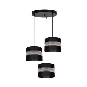 Luster na lanku CORAL 3xE27/60W/230V čierna 0456 vyobraziť