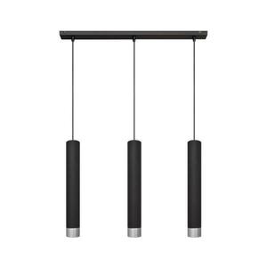 LED Luster na lanku TUBA 3xGU10/4, 8W/230V čierna/lesklý chróm W-L 1111/3 BK+CH vyobraziť