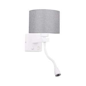 LED Flexibilné svietidlo POLO 1xE27/40W+LED/2W 230V biela 21-75383 vyobraziť