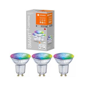 SADA 3x LED RGBW Stmievateľná žiarovka SMART+ GU10/4, 9W/230V 2700K-6500K - Ledvance 4058075486058 vyobraziť
