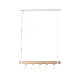 Brilliant - Luster na lanku WHITEWOOD 5xE27/30W/230V HK18248S75 vyobraziť