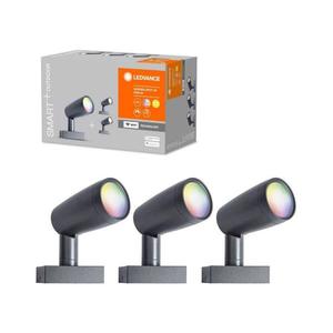 Ledvance - SADA 3x LED RGBW Vonkajšia lampa SMART+ SPOT 3xLED/4, 5W/230V IP65Wi-Fi 4058075478497 vyobraziť
