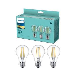 SADA 3x LED Žiarovka VINTAGE Philips A60 E27/7W/230V 2700K 8718699777777 vyobraziť