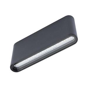 LED Vonkajšie nástenné svietidlo FLOW 2xLED/6W/230V IP54 čierna SKU013068 vyobraziť