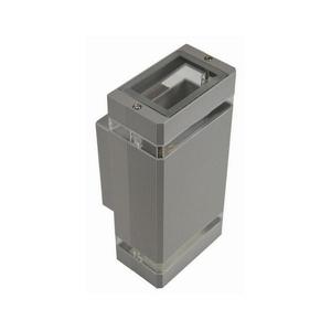 Vonkajšie nástenné svietidlo LITEK 2xGU10/30W/230V IP44 šedá SKU013026 vyobraziť