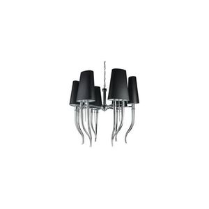 Azzardo - Luster na reťazi DIABLO 12xE14/11W/230V čierna vyobraziť