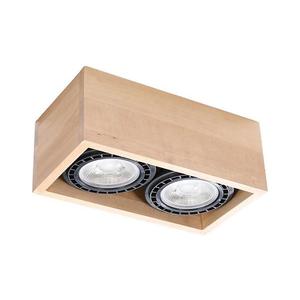 SL.0916 - Stropné svietidlo QUATRO 2xGU10/40W/230V buk SL.0916 vyobraziť