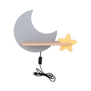 LED Detské nástenné svietidlo s poličkou MOON LED/5W/230V 21-75727 vyobraziť