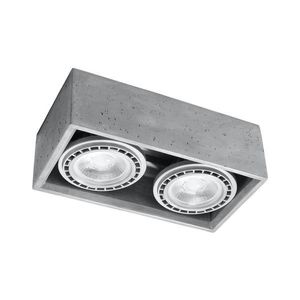 SL.0884 - Stropné svietidlo QUATRO 2xGU10/40W/230V betón SL.0884 vyobraziť