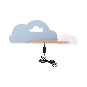 LED Detské nástenné svietidlo s poličkou CLOUD LED/5W/230V modrá/biela 21-84415 vyobraziť