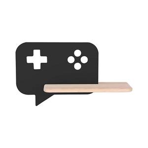 LED Detské nástenné svietidlo s poličkou CONSOLE LED/5W/230V čierna 21-75628 vyobraziť