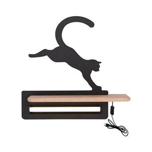 LED Detské nástenné svietidlo s poličkou JUMPING CAT LED/5W/230V 21-84439 vyobraziť