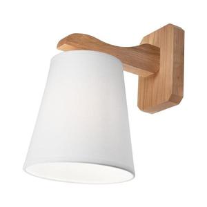 Nástenné svietidlo ANDREA 1xE27/60W/230V dub/biela KM-1.55/B/DĄB vyobraziť