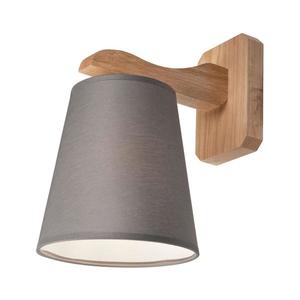 Nástenné svietidlo ANDREA 1xE27/60W/230V dub/šedá KM-1.55/S/DĄB vyobraziť