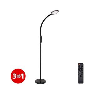 light LED Stmievateľná lampa 3v1 LED/12W/230V čierna CRI 90 + diaľkové ovládanie IVA3045FLCN vyobraziť