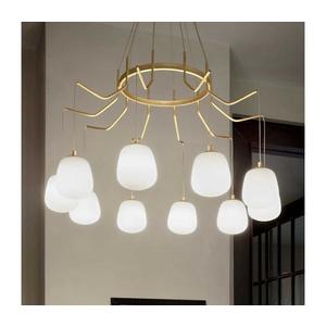 Ideal Lux - LED Luster na lanku KAROUSEL 10xG9/3W/230V pr. 82, 5 cm mosadz 206394 vyobraziť