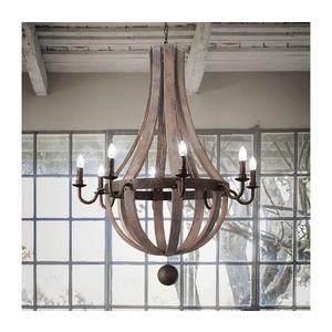 Ideal Lux - Luster na reťazi MILLENNIUM 8xE14/40W/230V pr. 92 cm breza/hnedá 129709 vyobraziť