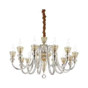Ideal Lux - Krištáľový luster na reťazi STRAUSS 12xE14/40W/230V pr. 84, 5 cm mosadz 140612 vyobraziť