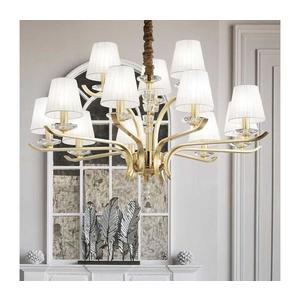 Ideal Lux - Luster na reťazi PEGASO 12xE14/28W/230V pr. 102 cm zlatá 197746 vyobraziť