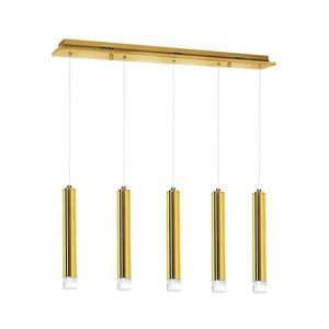 LED Luster na lanku GOLDIE 5xLED/25W/230V zlatá ML5715 vyobraziť