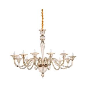 Ideal Lux - Luster na reťazi BRIGITTA 12xE14/40W/230V pr. 120 cm mosadz 199405 vyobraziť