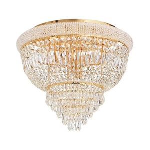 Ideal Lux - Krištáľové stropné svietidlo DUBAI 6xE14/28W/230V pr. 52 cm zlatá 201016 vyobraziť