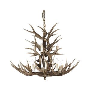 Ideal Lux - Luster na reťazi CHALET 12xE14/40W/230V parožie 113975 vyobraziť