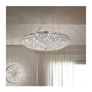 Ideal Lux - LED Krištáľový luster na lanku KING 12xG9/3W/230V pr. 65 cm chróm 088013 vyobraziť