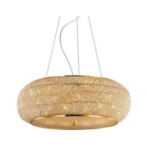 Ideal Lux - Krištáľový luster na lanku PASHA 14xE14/40W/230V pr. 65 cm zlatá 164984 vyobraziť