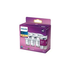 SADA 3x LED Žiarovka Philips GU10/3, 5W/230V 2700K 8718699776213 vyobraziť