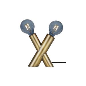 Markslöjd 108053 - Stolná lampa SIMUL 1xE27/40W + 1xE14/40W/230V zlatá 108053 vyobraziť