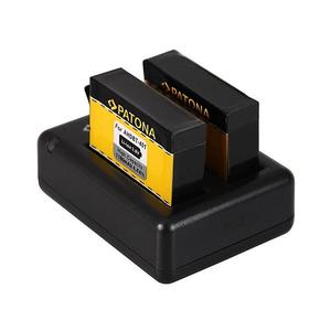 PATONA - Nabíjačka Dual GoPro Hero 4 USB + 2x batéria Aku 1160mAh PT1983B vyobraziť