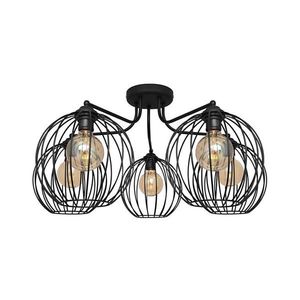 Luster prisadený MERCURE 5xE27/15W/230V čierna P-1388/5 BK vyobraziť