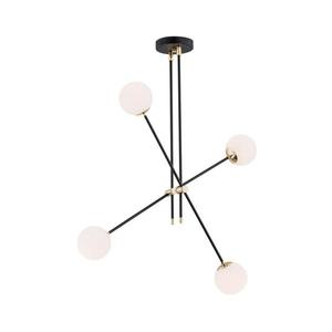 Argon 1696 - Luster na tyči ABSTRACT 4xE14/7W/230V čierna 1696 vyobraziť