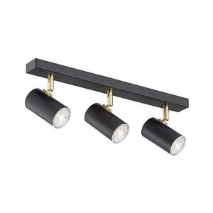 Argon 1476 - Bodové svietidlo LAGOS 3xGU10/5W/230V čierna/mosadz 1476 vyobraziť