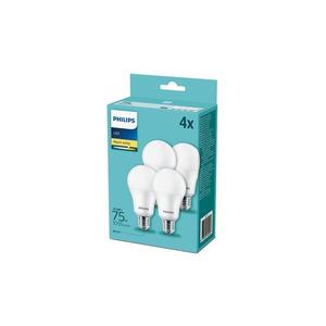 SADA 4x LED Žiarovka Philips A60 E27/10, 5W/230V 2700K 8718699694982 vyobraziť