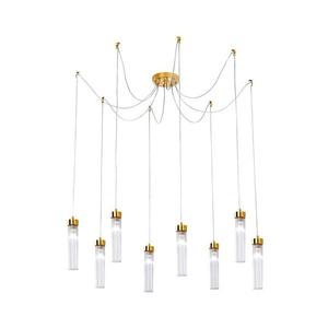 Kolarz 6009.30830 - Luster na lanku RAGGIO 8xE14/25W/230V pavúk 24K zlatý 6009.30830 vyobraziť